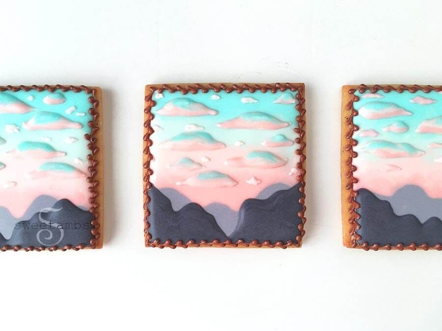 Exquisitely-decorated cookies by Amber Spiegel