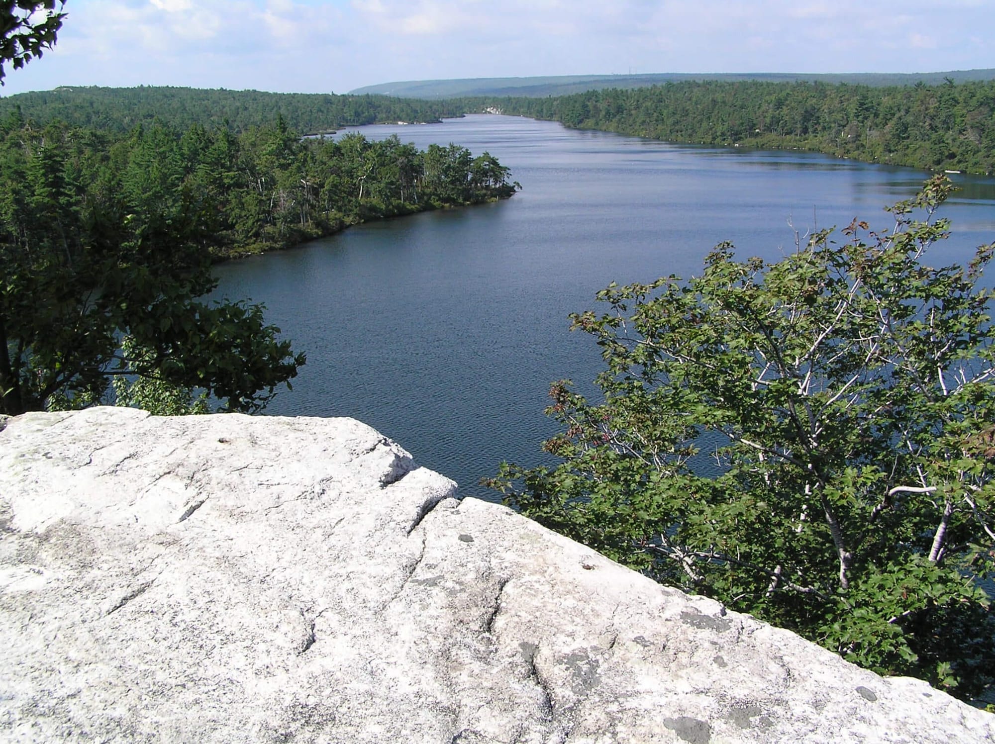 Cliffs above Lake Minnewaska