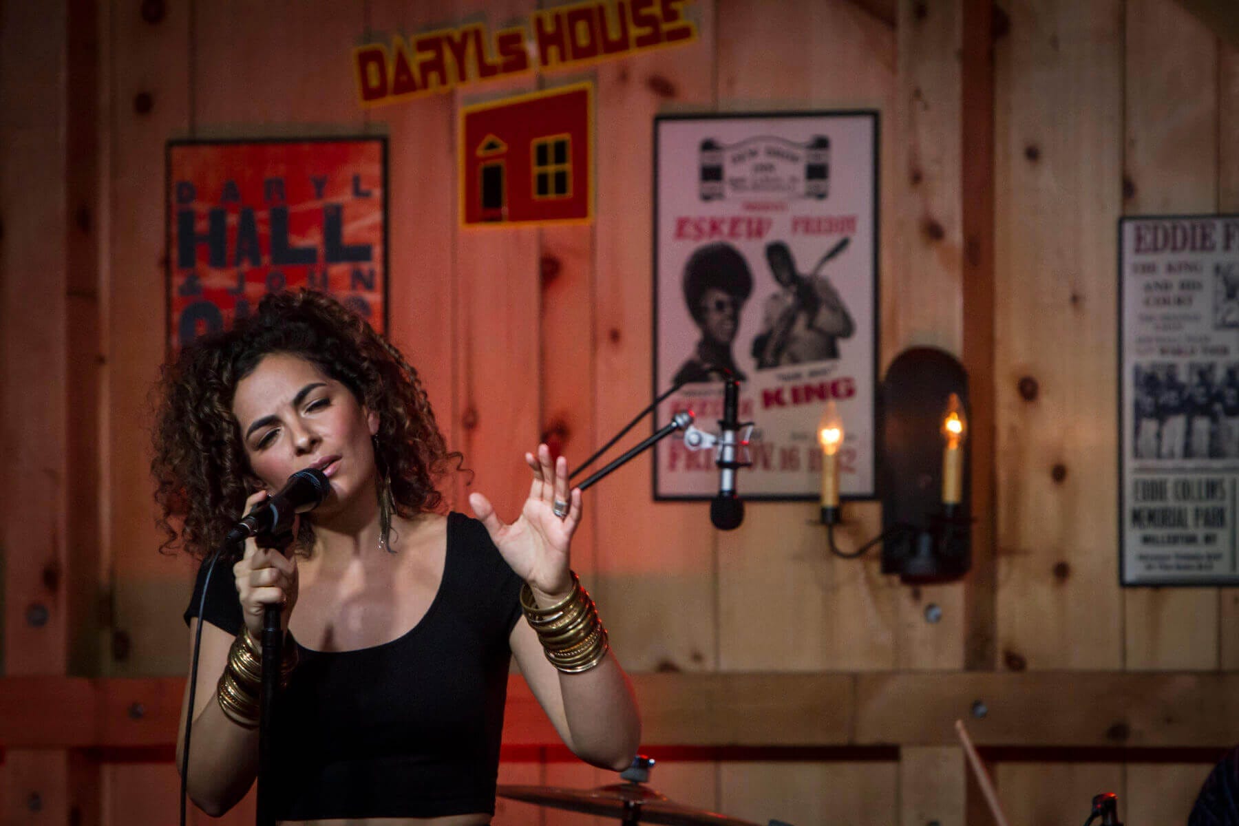 Natalie Forteza performing at Daryl’s House in Pawling